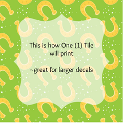 St. Patrick's Day Pattern Vinyl PS847-6