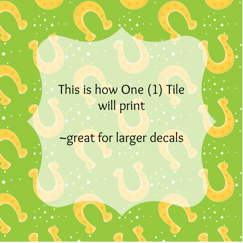 St. Patrick's Day Pattern Vinyl PS699-4