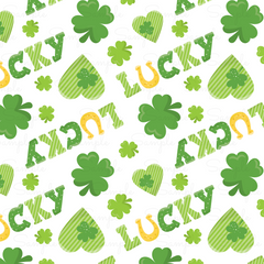 St. Patrick's Day Pattern Vinyl PS699-4