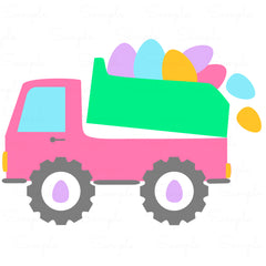 Easter Truck Ready to Press Transfer