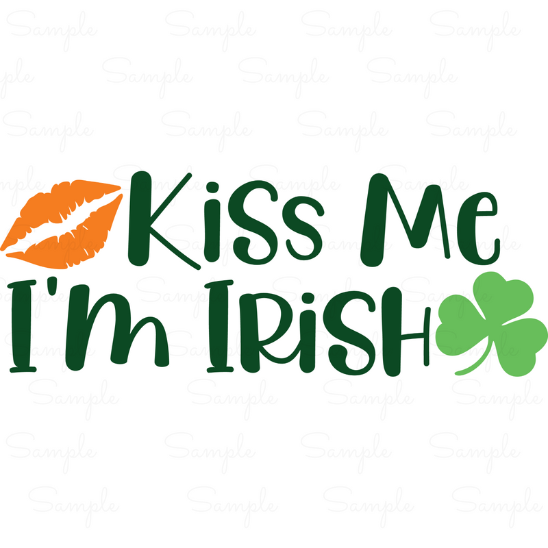Kiss Me I'm Irish Ready to Press Transfer