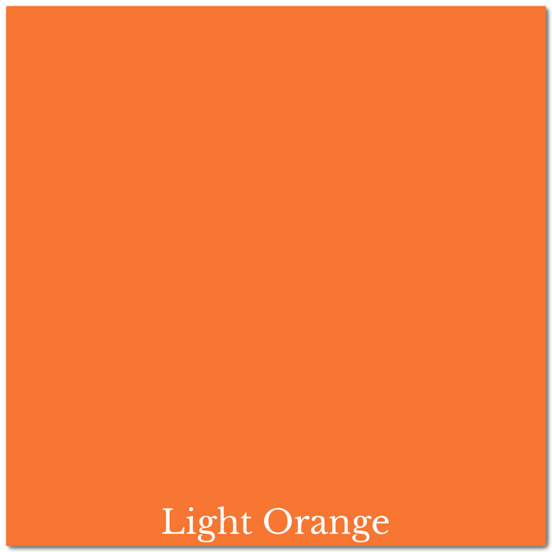 12"x12" Oracal 651 Adhesive Vinyl - Light Orange
