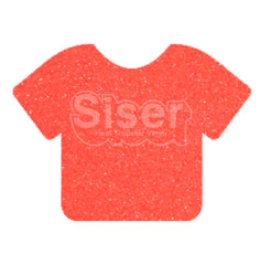 Siser Glitter HTV - Neon Grapefruit