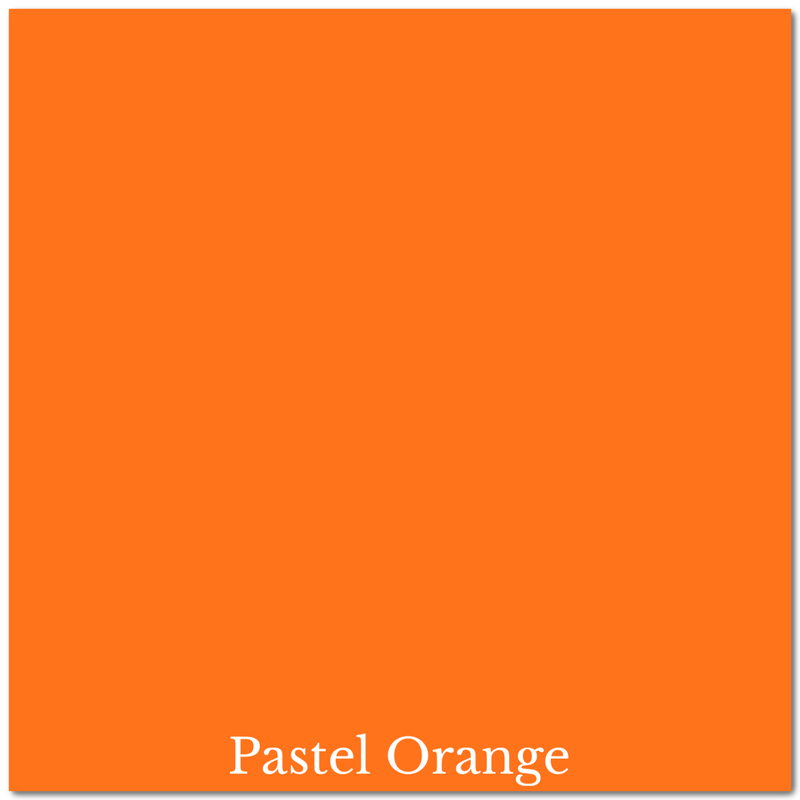 12"x12" Oracal 651 Adhesive Vinyl - Pastel Orange