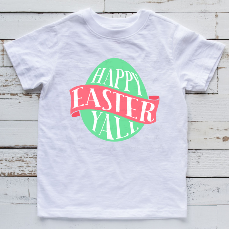Happy Easter Y'all Ready to Press Transfer