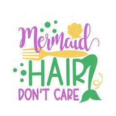 Mermaid Hair Don't Care Ready to Press Transfer